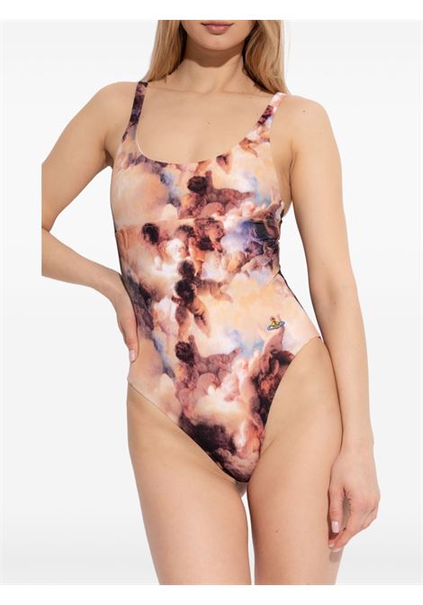 costume da bagno cherubs donna multicolor VIVIENNE WESTWOOD | 81010009-J0097-O401